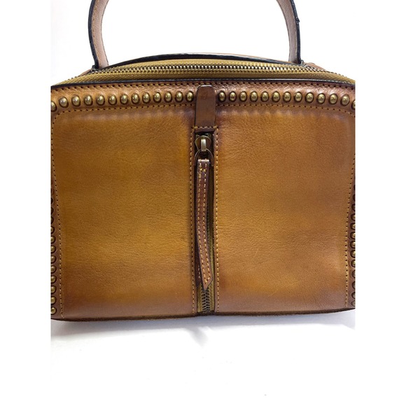 IVTG Genuine Leather Satchel Crossbody Bags Women Handmade Top Handle Handbag - Picture 2 of 7